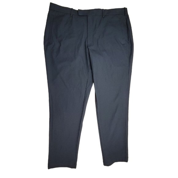 Sene Mens 38X26 Soho Flex Dress Pants Slacks Golf Suit Sport Tech Stretch Black - Picture 1 of 4